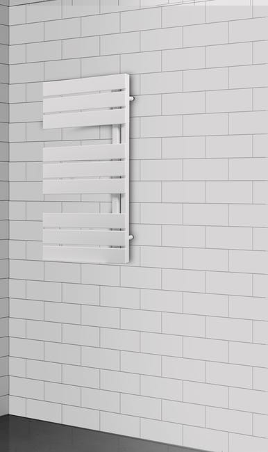 Grzejnik NOBILE 87x50 Biały 335W Roz 5cm 4 Bar LUXRAD