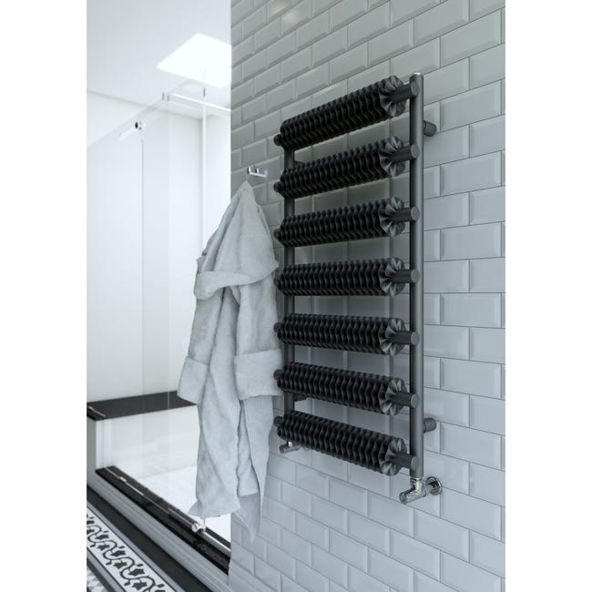 Grzejnik RIBBON T 93x50 Metallic Grey D 625W Roz 46cm 10 Bar TERMA