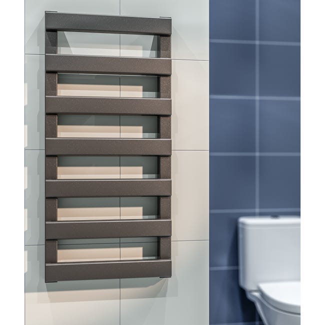 Grzejnik SCALA NEW 84x40 Grafit D 298W Roz 37cm 5 Bar LUXRAD