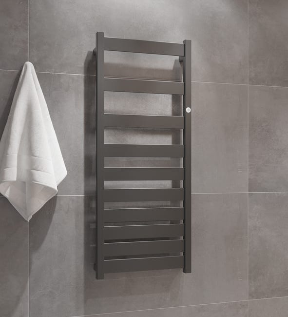Grzejnik STRIPS 75x50 Czarny D 326W Roz 47cm 5 Bar INSTAL PROJEKT