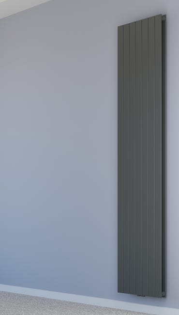 Grzejnik VERTICAL 2 180x52 Grafit ZDC 1452W Roz 5cm 4 Bar EQUATION