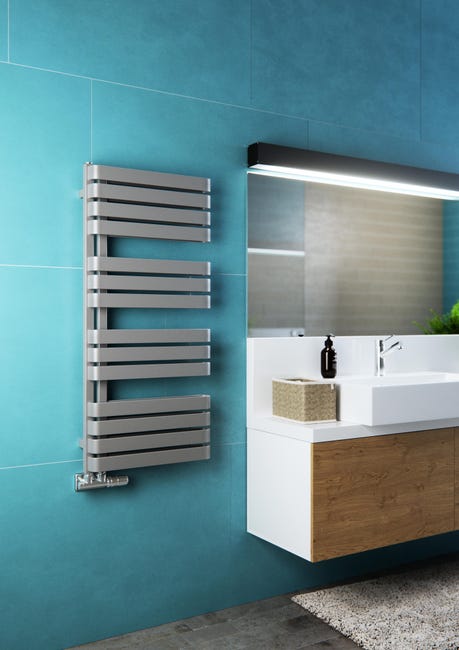 Grzejnik WARP S 85x50 Metallic Grey D 585W Roz 5cm 6 Bar TERMA