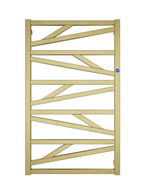 Grzejnik YUTO 86x53 Złoty 398W Roz 50cm 10 Bar INSTAL PROJEKT