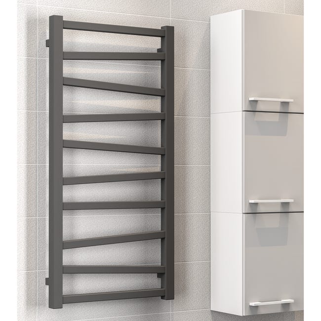 Grzejnik ZIG 50x86 Metallic Grey D 320W Roz 47cm 8 Bar TERMA