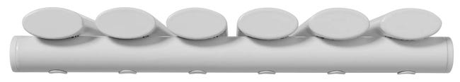 Grzejnik elektryczny RING 150x35.2 biały 475W LUXRAD