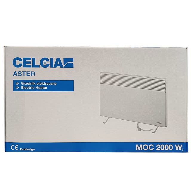 Grzejnik konwektorowy stały ASTER 2000W IP20 CELCIA