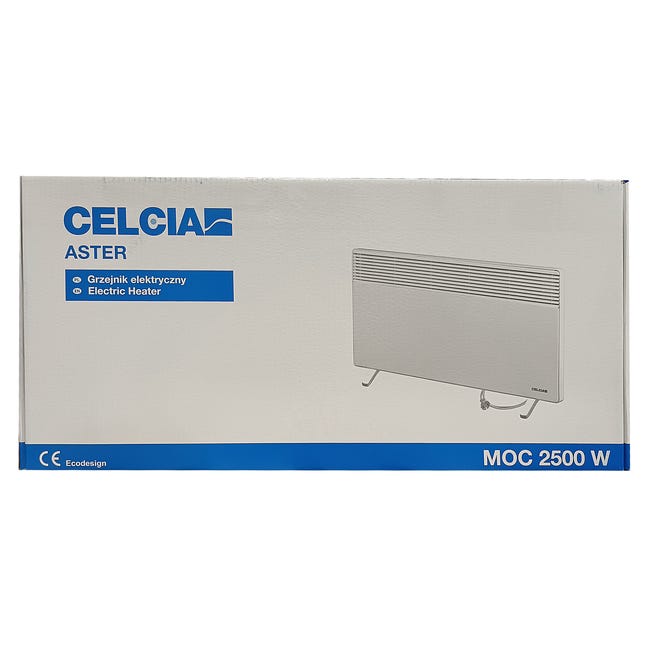 Grzejnik konwektorowy stały ASTER 2500W IP20 CELCIA