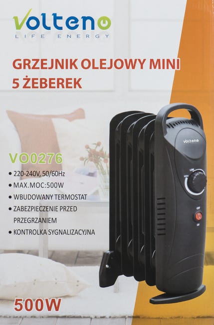 Grzejnik olejowy MINI VO0276 500W VOLTENO