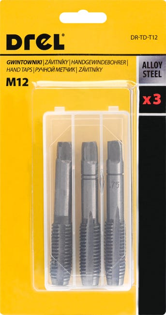 Gwintownik M12 3 szt. DREL
