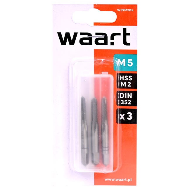 Gwintowniki M5, 3 szt. WAART