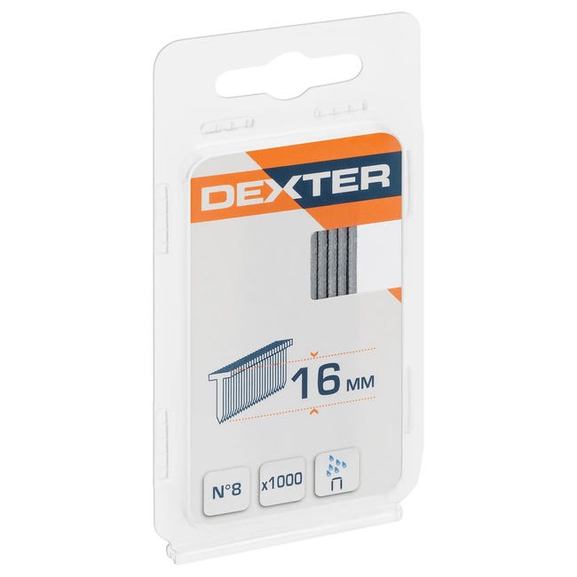 Gwoździe Typ 8 1000 szt. 16 mm Dexter