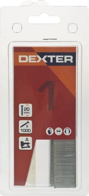 Gwoździe Typ 90 1000 szt. 1.2 / 20 mm Dexter