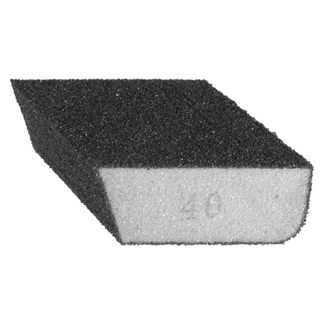 Gąbka ścierna P40 CZTEROSTRONNA ŚCIĘTA 100 x 80 mm DEXTER