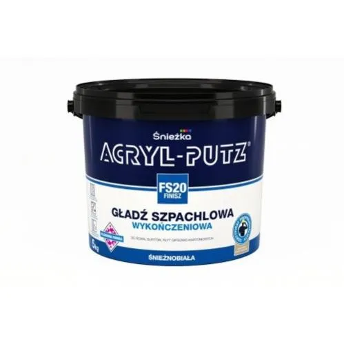 Gładź szpachlowa ACRYL-PUTZ FS20 FINISZ 5 kg ŚNIEŻKA