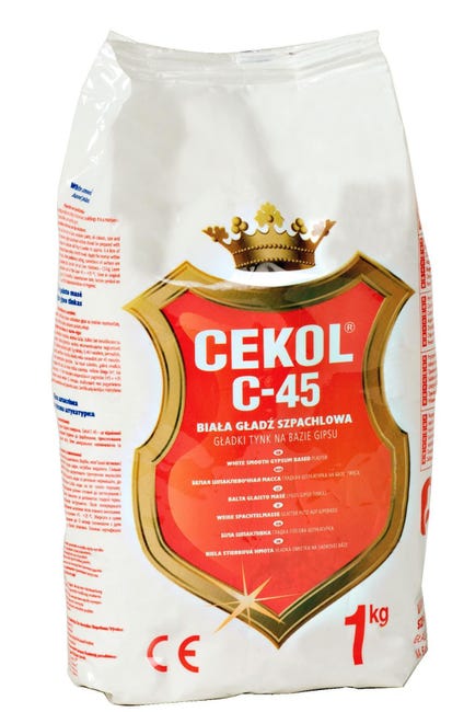 Gładź szpachlowa C-45 1 kg Cekol