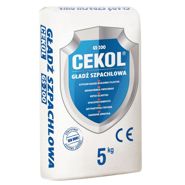 Gładź szpachlowa GS-200 5 kg Cekol