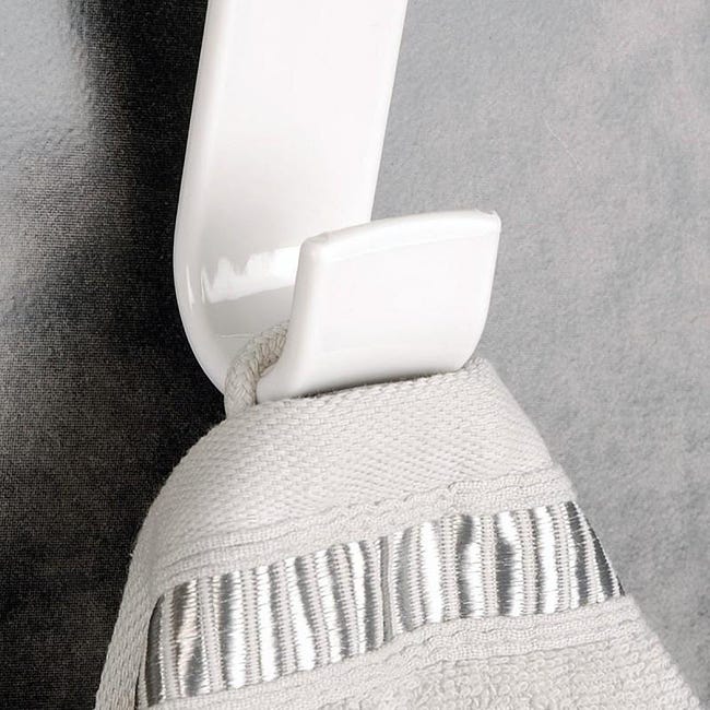 Haczyk łazienkowy PVC White Center Plus