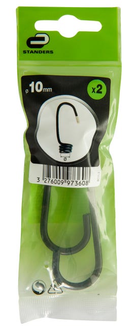 Hak do gumy ściągającej 10 mm 2 szt. Standers
