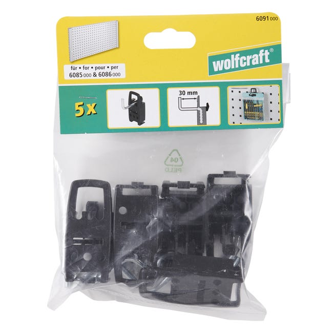 Haki na narzędzia 6091000 5 szt. Wolfcraft