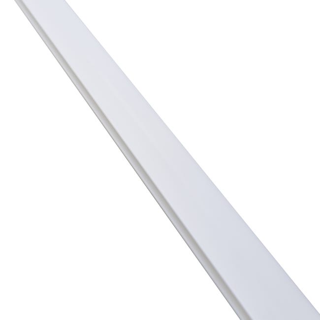 Haownik pvc 1m 15x6x1 mm matowy biały Standers