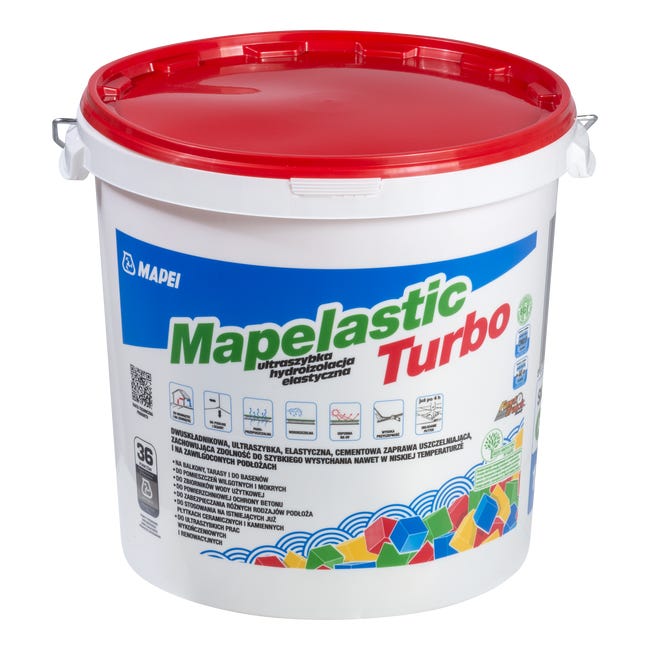 Hydroizolacja MAPELASTIC TURBO  18kg MAPEI