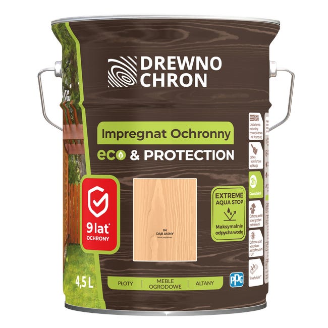 Impregnat do drewna 4.5 l Dąb Drewnochron