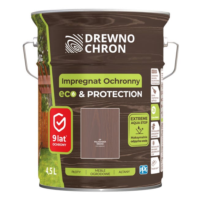 Impregnat do drewna 4.5 l Palisander Drewnochron