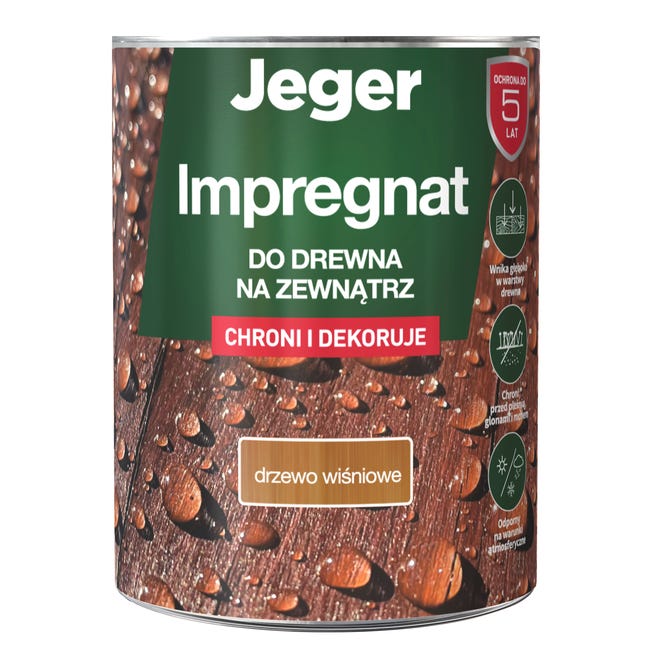 Impregnat do drewna 5 l Drzewo wiśniowe Jeger