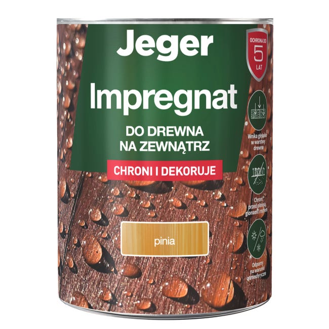 Impregnat do drewna 5 l Pinia Jeger