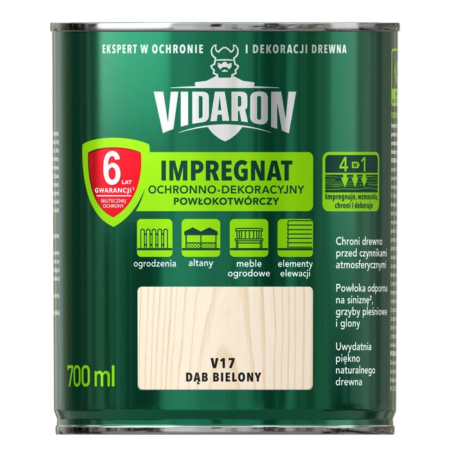 Impregnat do drewna Dąb Bielony 0.7 l Vidaron