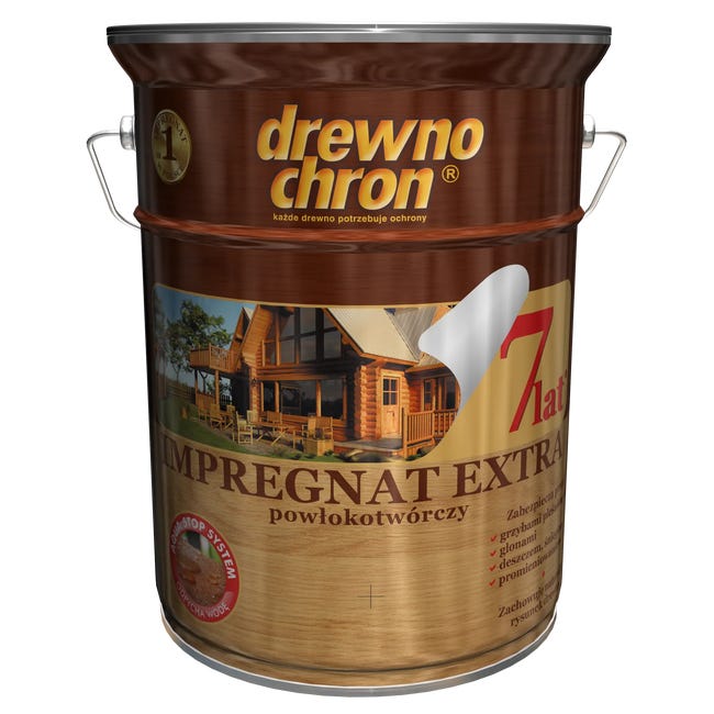 Impregnat do drewna EXTRA 4.5 l Dąb ciemny DREWNOCHRON