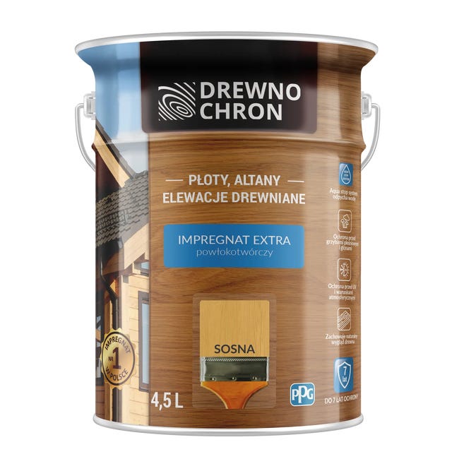 Impregnat do drewna EXTRA 4.5 l Sosna DREWNOCHRON