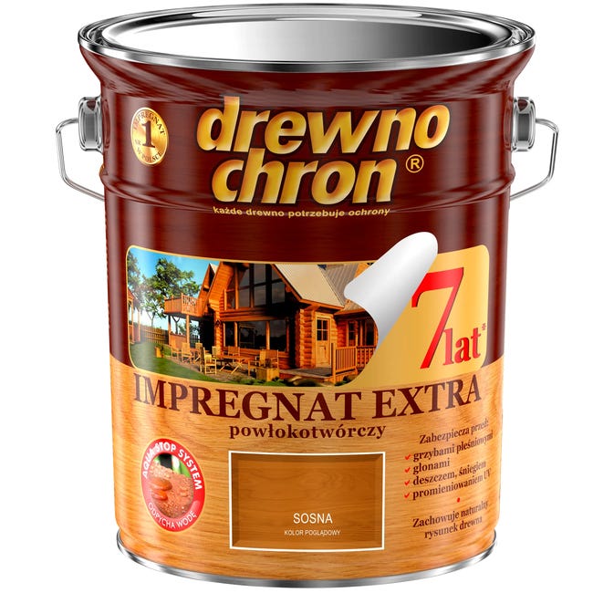 Impregnat do drewna EXTRA 4.5 l Sosna DREWNOCHRON