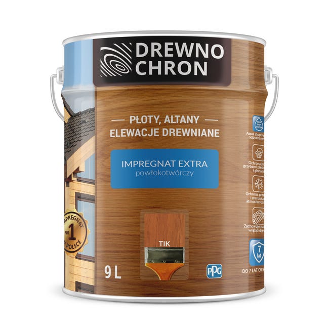 Impregnat do drewna EXTRA 9 l Tik DREWNOCHRON