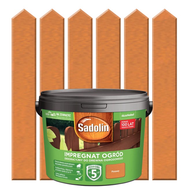 Impregnat do drewna OGRÓD 9 l Piniowy SADOLIN