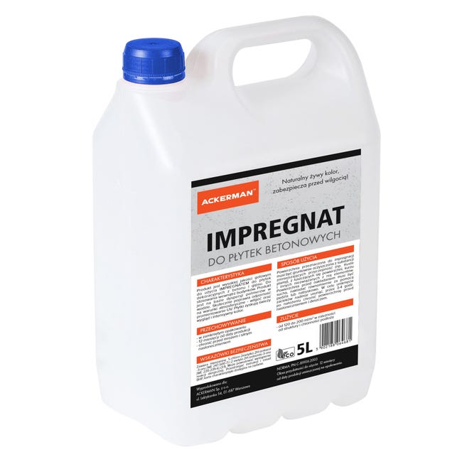 Impregnat do płytek betonowych i gipsowych 5 litrów Ackerman