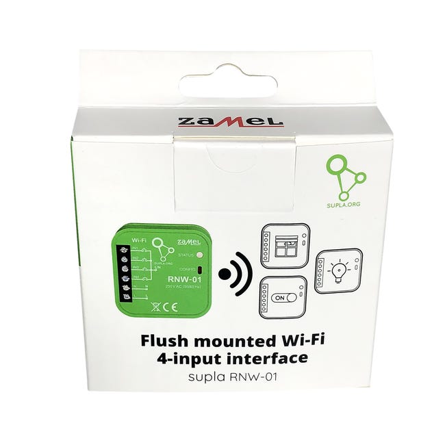 Interfejs WiFi do zdalnego sterowania RNW-01 SUPLA ZAMEL
