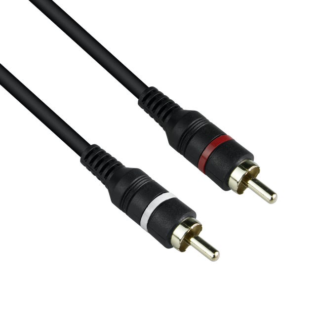 Kabel 2XRCA / 2XRCA CINC EVODPM81 CZARNY 1.5 m EVOLOGY