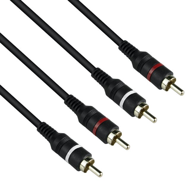 Kabel 2XRCA / 2XRCA CINC EVODPM81 CZARNY 1.5 m EVOLOGY