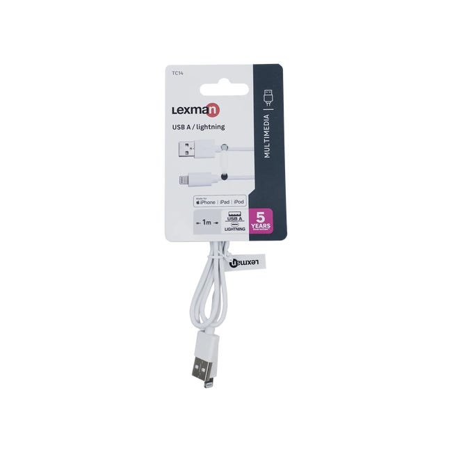Kabel USB A / LIGHTNING MFI 1m LEXMAN