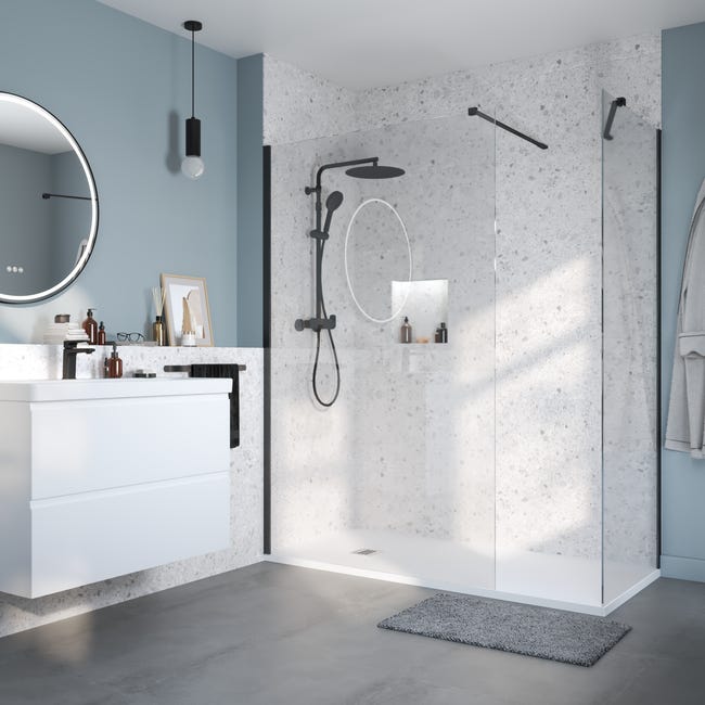 Kabina prysznicowa 120 x 200 (min117,5/max118,5) Walk-in Remix Sensea