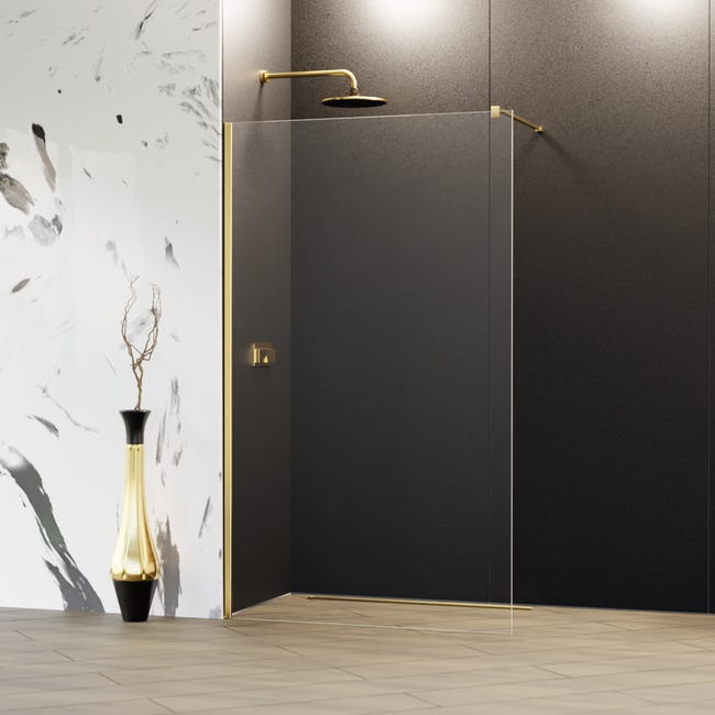 Kabina prysznicowa 120 x 200 cm Walk-In Golden Wellneo