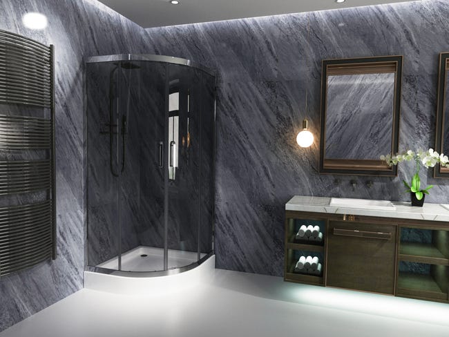 Kabina prysznicowa Regnum Chrom 80 x 80 x 195 Bravat