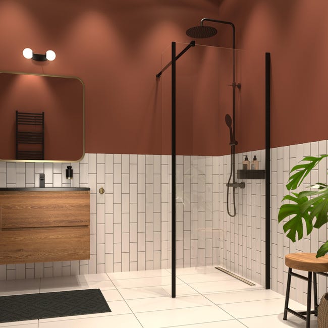 Kabina prysznicowa Walk-in INC z osłonką 100 x 200 Sealskin