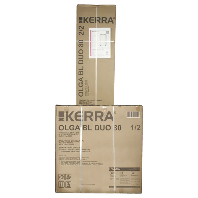 Kabina prysznicowa z brodzikiem Olga 80 x 80 Kerra