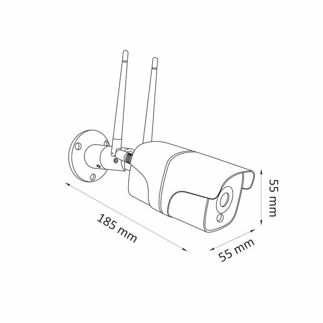 Kamera zewnętrzna WiFi TUYA Z2 IP65 SANICO