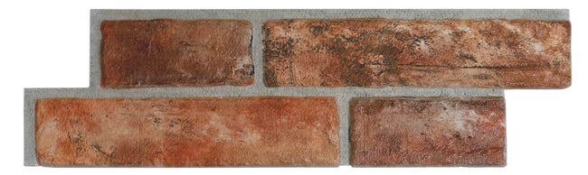 Kamień betony elewacyjny dekoracyjny Avella czerwony 0.44 m2 Max-Stone