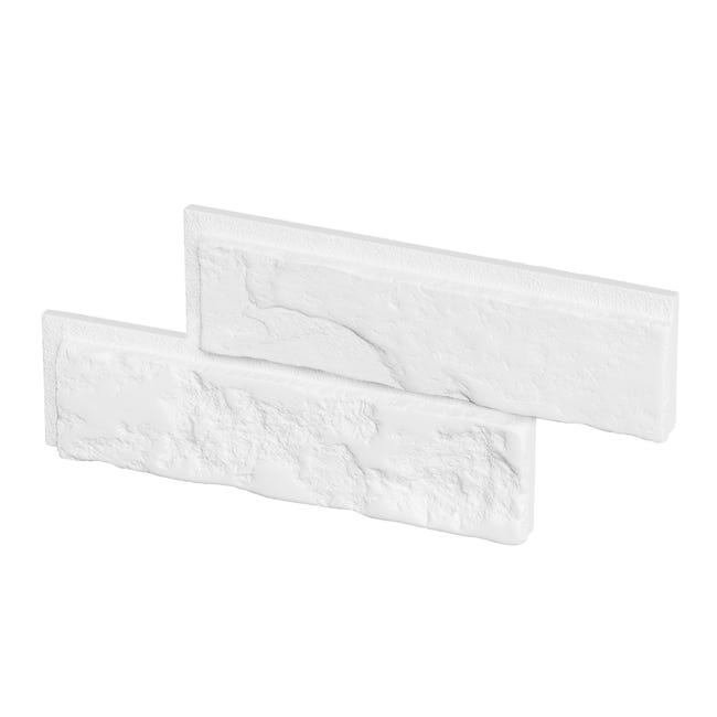 Kamień dekoracyjny gipsowy Denali White 0.42m2 Akademia Kamienia