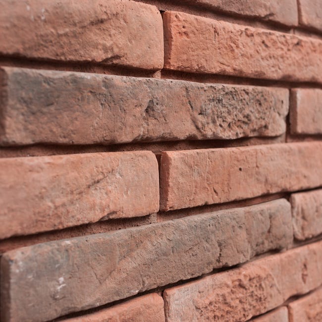Kamień elewacyjny dekoracyjny betonowy Amaro Rosso 0.31m2 Incana