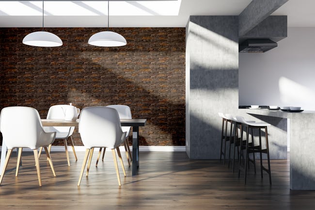 Kamień elewacyjny dekoracyjny betonowy Basalto Copper Brązowy 0.38m2 Incana